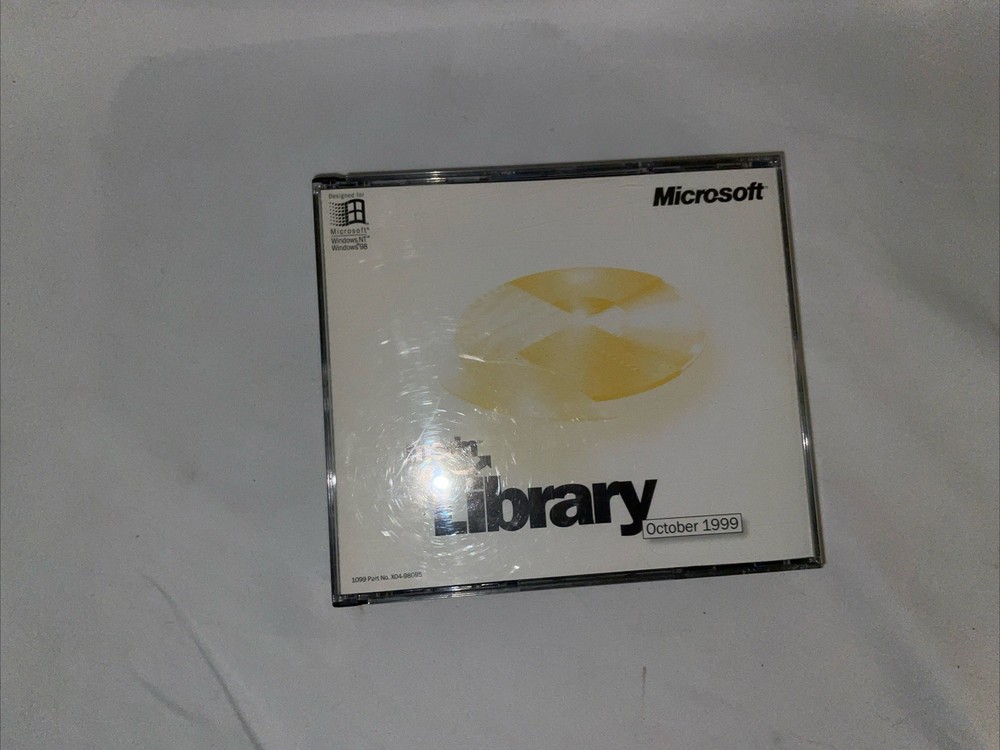 Microsoft msdn Library October 1999 ~ CD-ROM 3 Disc For Windows 98 NT