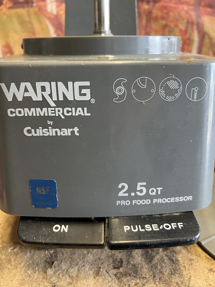 Waring FP 25C Commercial Food Processor Incomplete