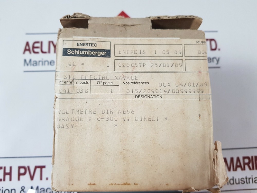 Schlumberger s2624 4949 voltmeter