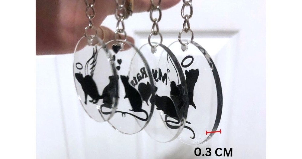 Delightful Rat Keychains