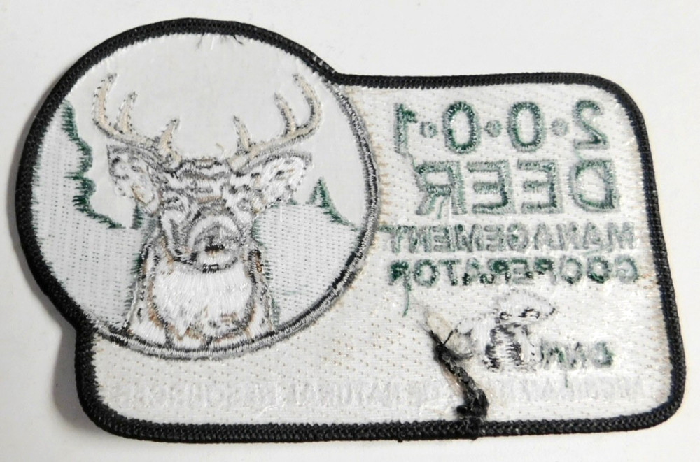 2001 MICHIGAN DNR DEER MANAGEMENT COOPERATOR PATCH