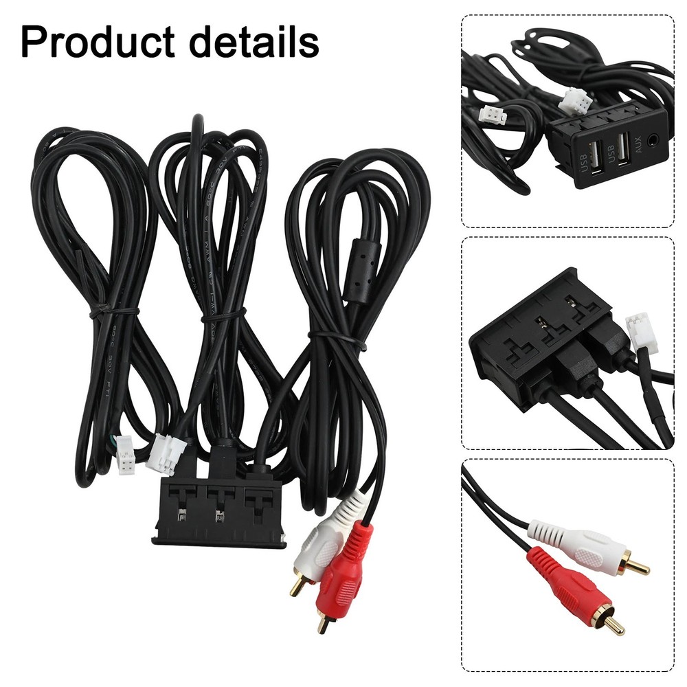 Automotive grade Car Dash Mount USB+TYPEC Panel Interface Extension Kit