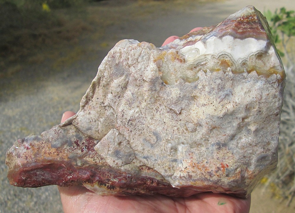 CRAZY LACE AGATE ROUGH ~ 3 lbs 13 ozs