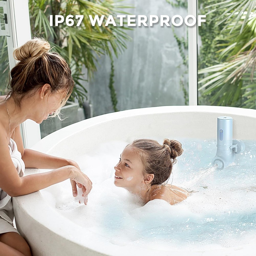 Relaxing Bath Jet Spa, Cordless, Adjustable Speed