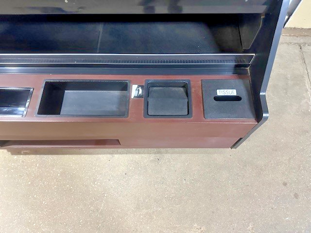 COLUMBUS SHOW CASE TOP LIGHTED DISPLAY CASE W/ BOTTOM REFRIGERATED OPEN AIR CASE
