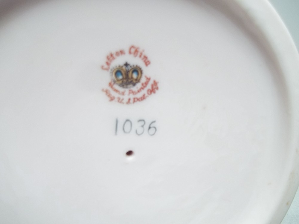 Lefton China Hand Painted Vase 1036