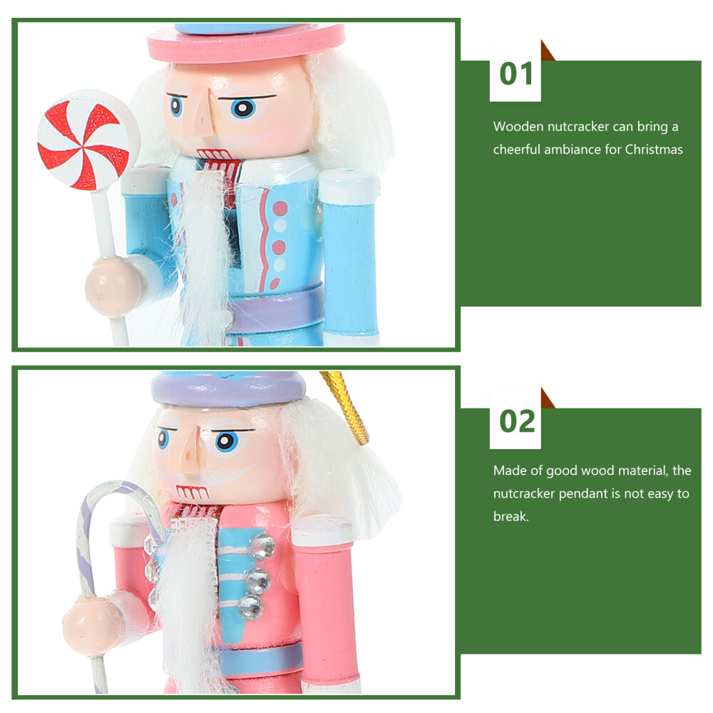 4pcs Christmas Nutcracker Decoration Nutcracker Ornament Xmas Decorations