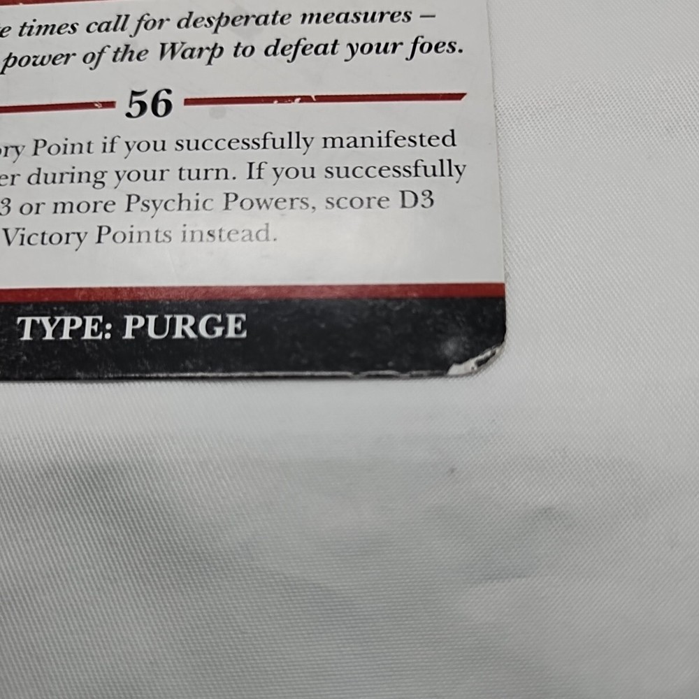 Warhammer 40k Tactical Objectives