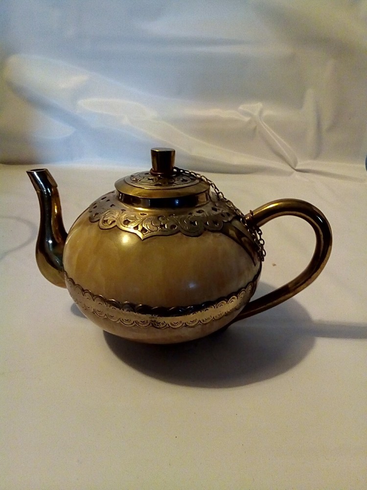 asian stone and metal water set
