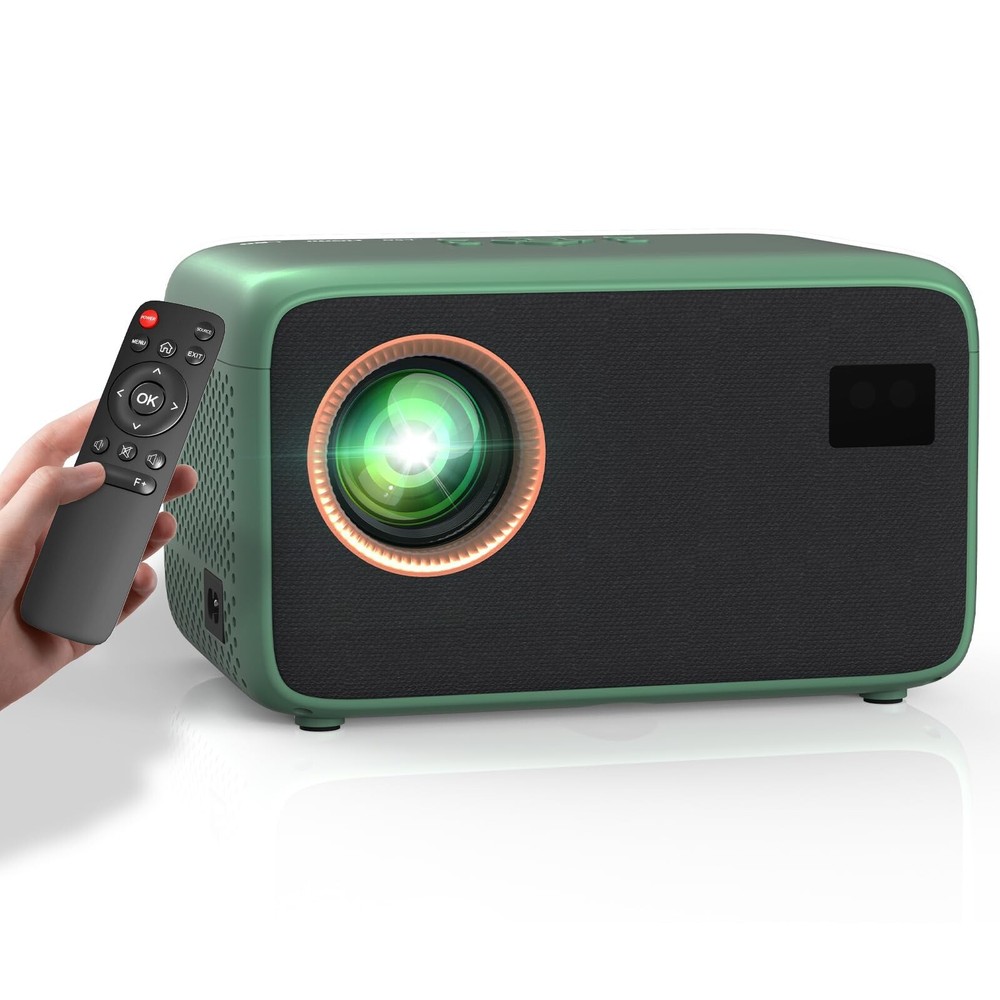 【Electric Focus】Mini Projector with WiFi and Bluetooth, Portable M