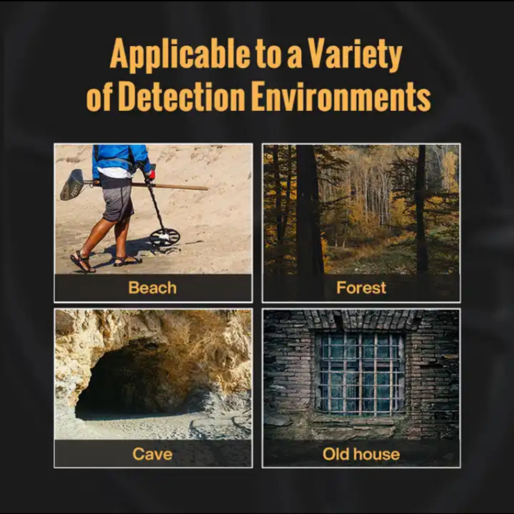 High Sensitivity Waterproof Coil Underground Metal Detector Professional Tool