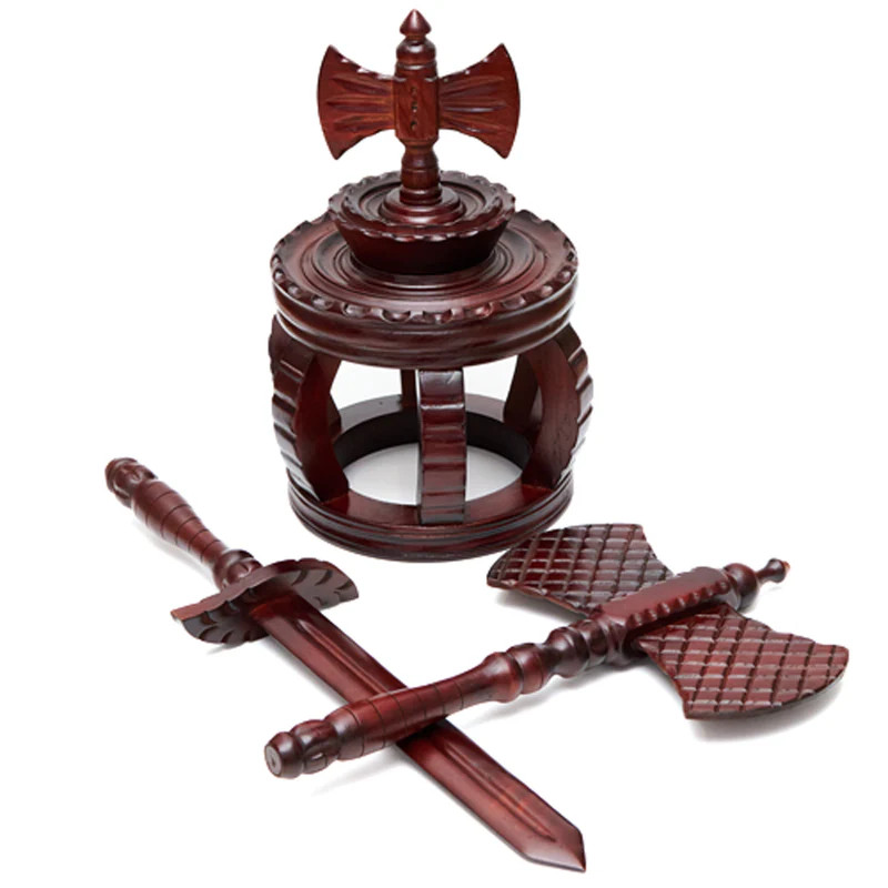 shango corona espada i hacha set