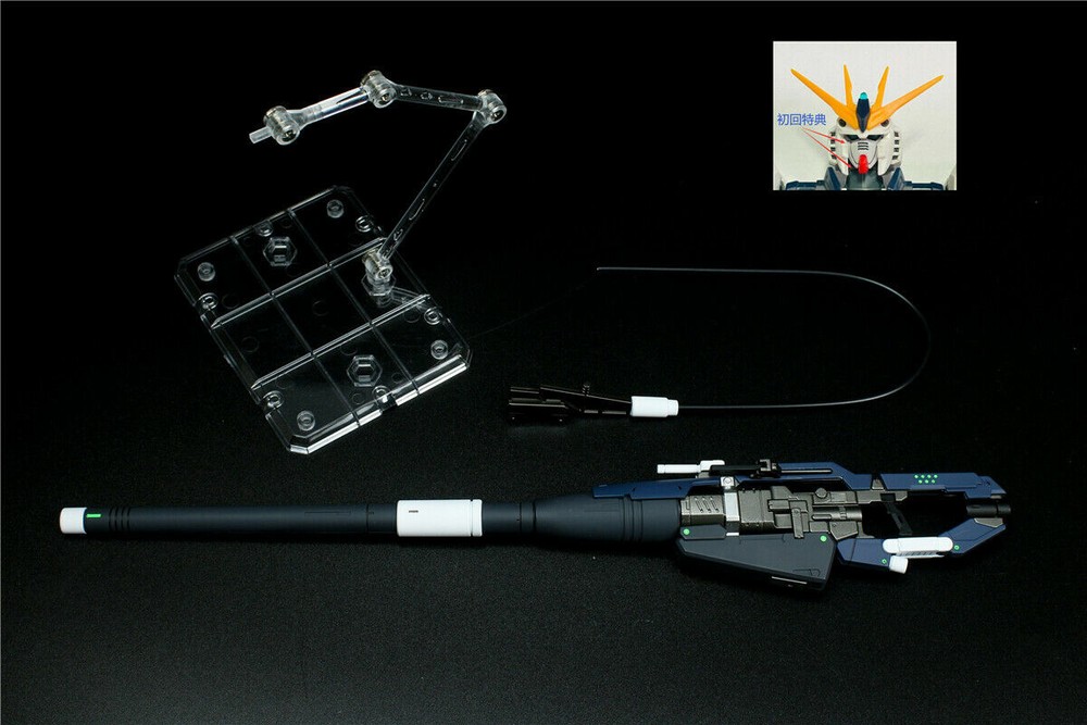 for RG 1/144 RX-93 Nu v Model EW Hyper Mega Bazooka Launcher+Base+Replace Face*2