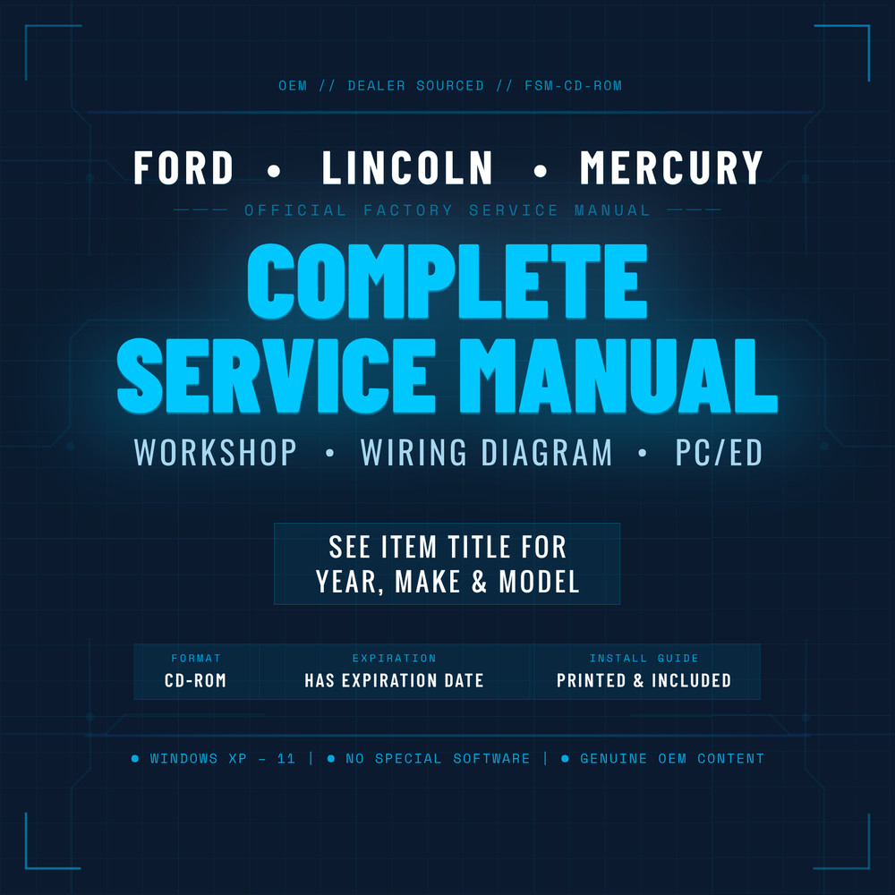 2003 2004 Ford E150 E250 E350 E450 Service Repair Manual CD