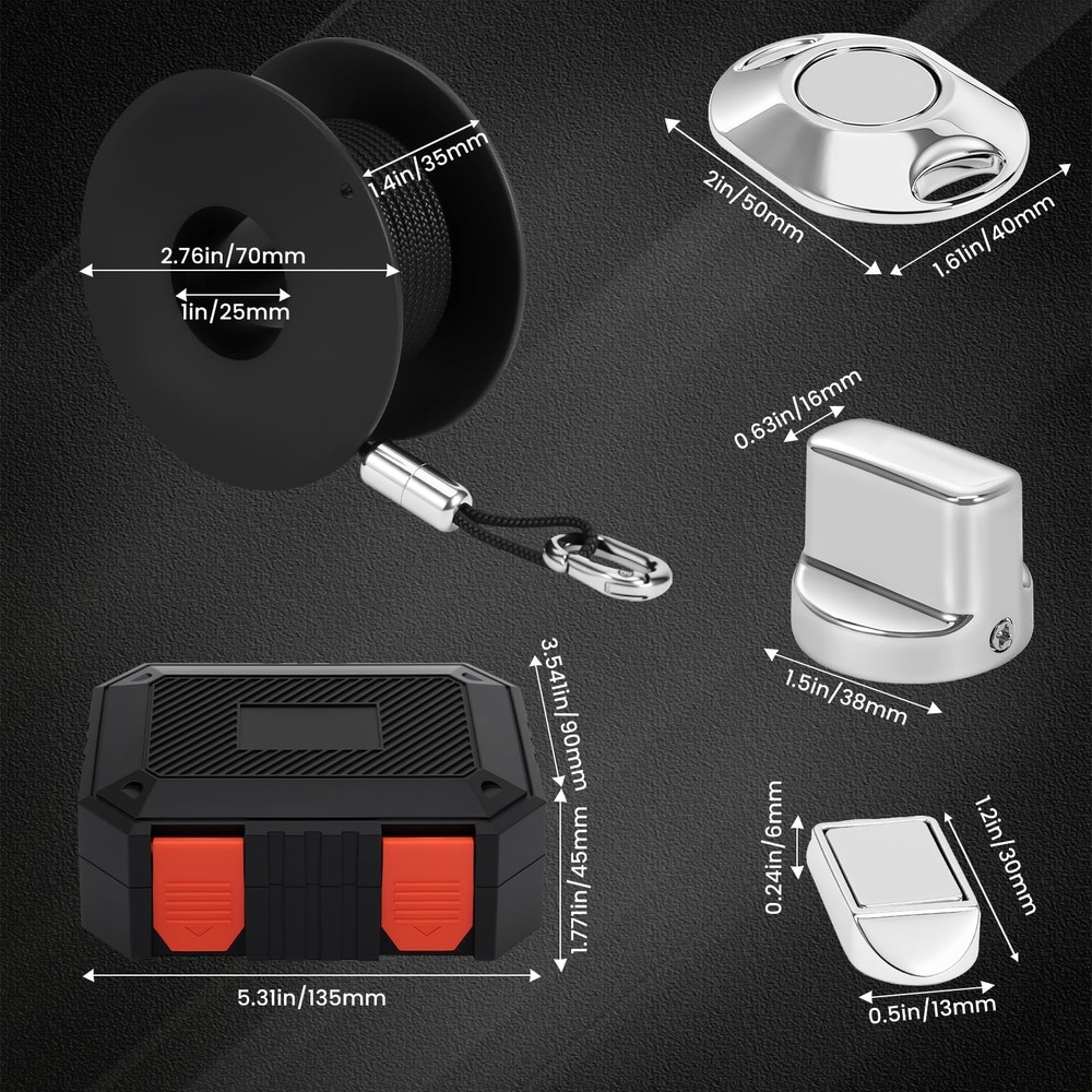 Wire Fishing Tools Fish Tape Wire Puller Kit Magnetic Cable Puller Pulls