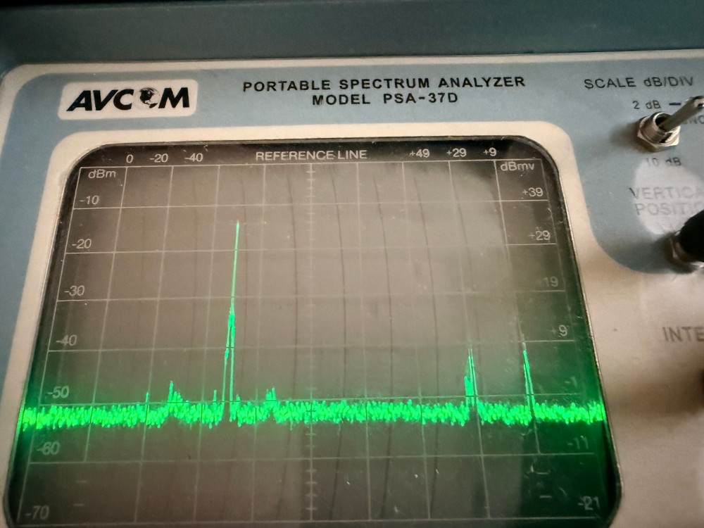 AVCOM PTR-37D With AV-SAC, ADAPTERS AND ORIGINAL MANUAL