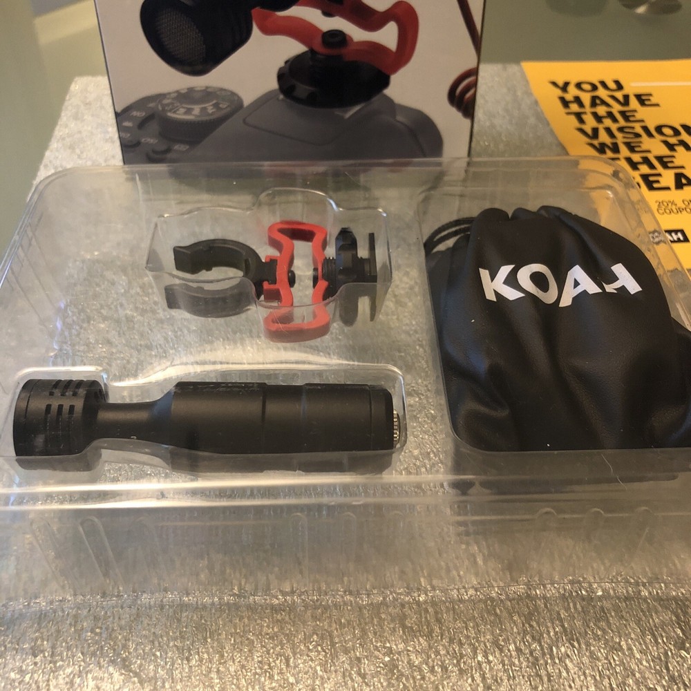 Koah Simah Condenser Microphone for Digital Cameras, Open Box