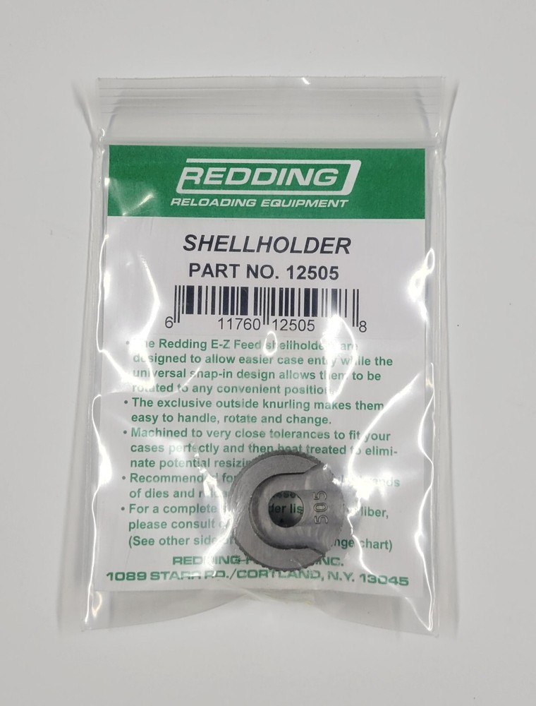 12505 REDDING E-Z FEED SHELLHOLDER #505 - NEW - FREE SHIP