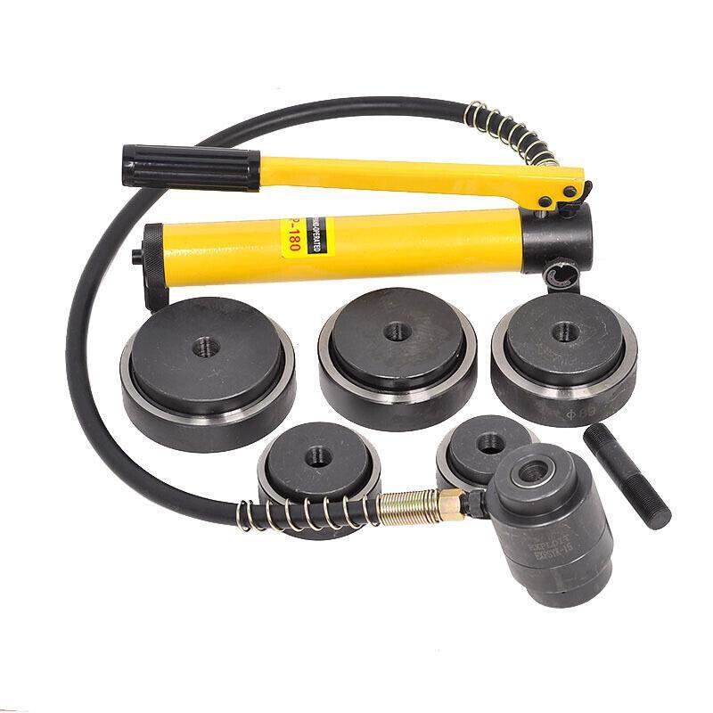 hydraulic hole opener pull hole thin iron plate aluminum plate punching machine