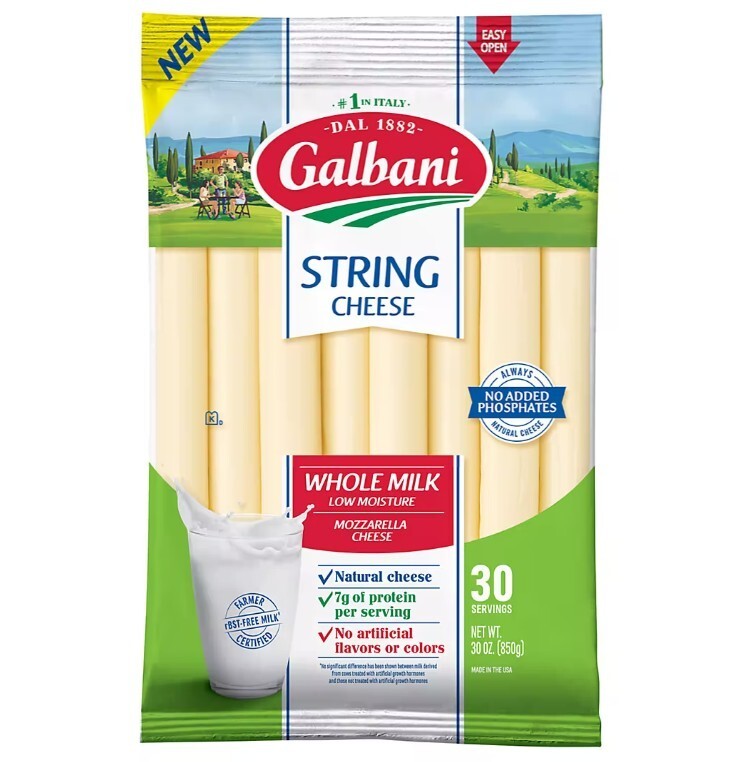 Galbani Whole Milk String Cheese, 30 ct.