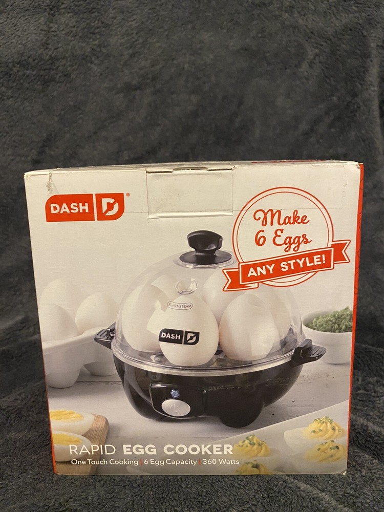 Dash Rapid Egg Cooker: 6 Egg Capacity Electric Egg Cooker for Hard Boiled Eggs