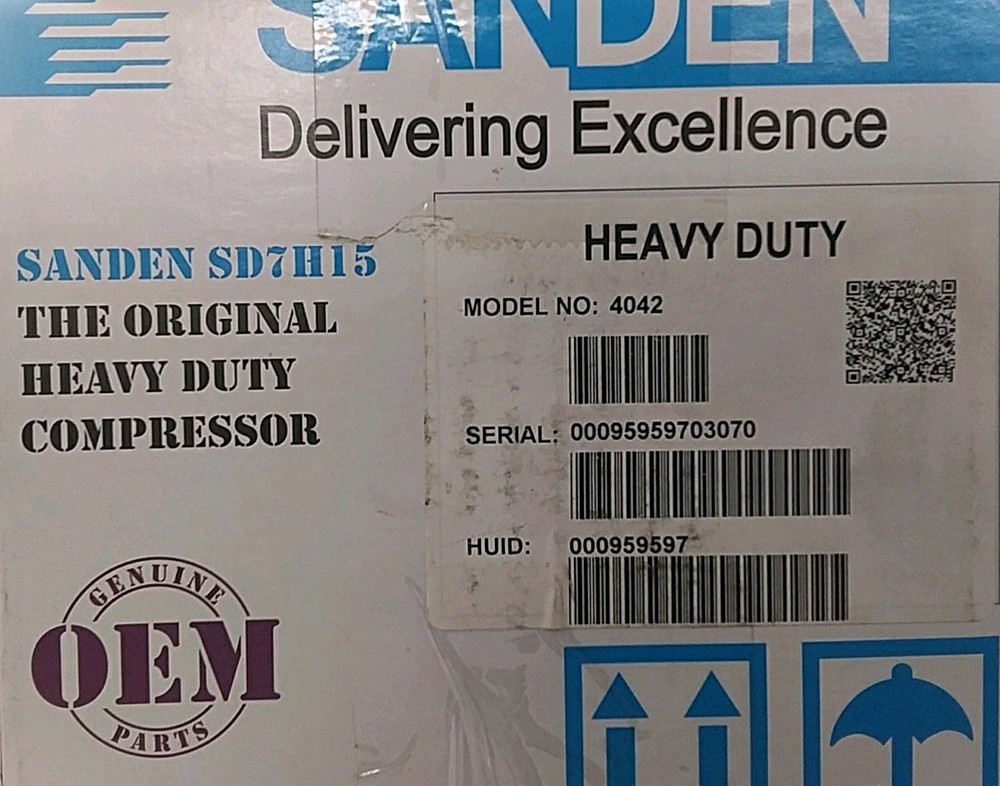 Sanden, 4042, COMP OEM GRADE,