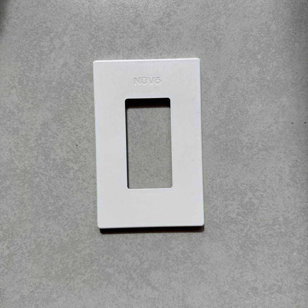 Nuvo Wall Plate Color White