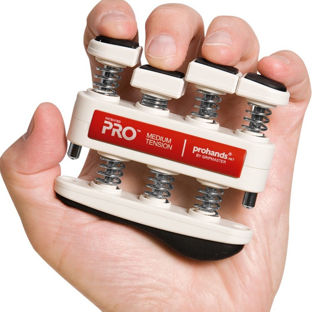 Gripmaster Pro Hand and Finger Exerciser - Medium Tension (Red)