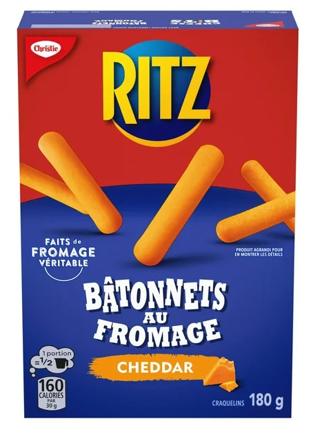 Ritz Cheese Bits Crackers, 180g (2 Pack)