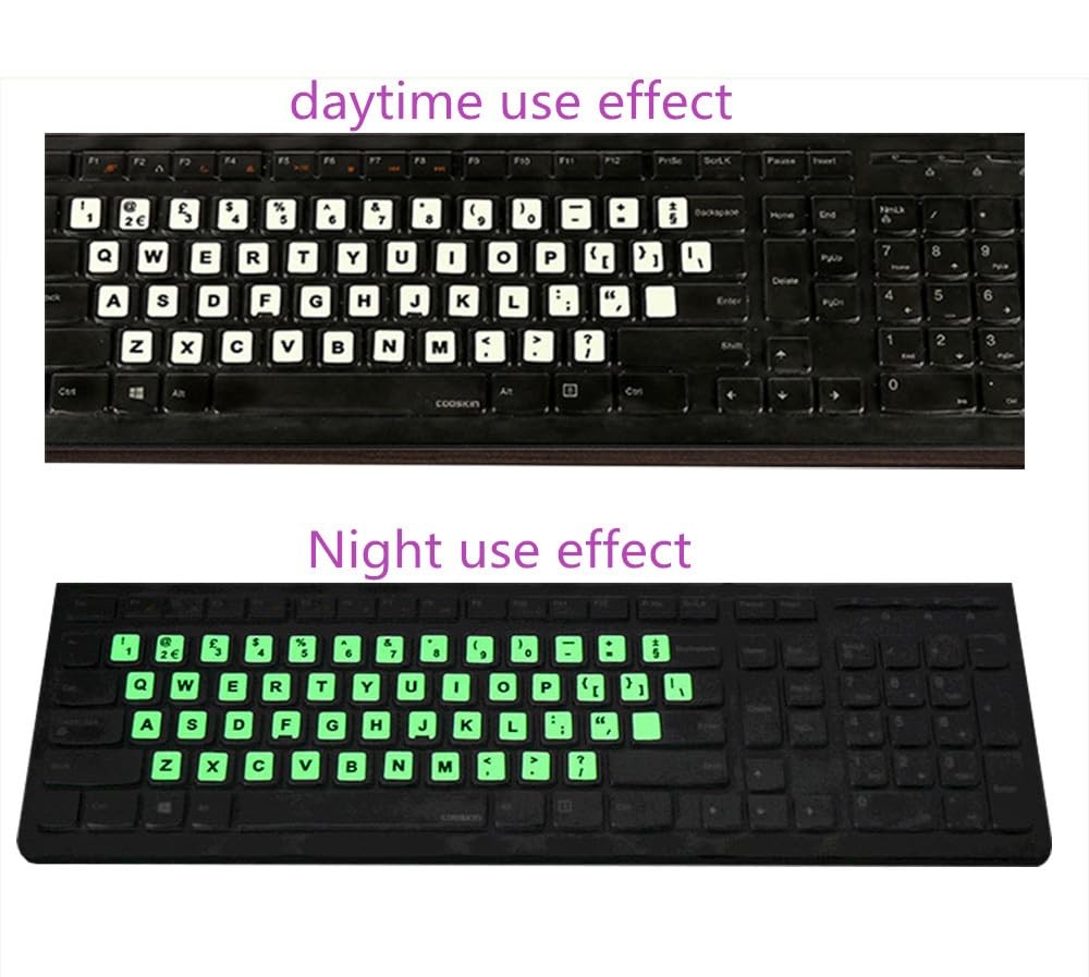Universal English Keyboard Stickers Letters for Computer Laptop Notebook Desktop