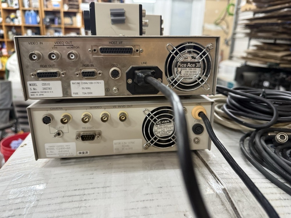 Hamamatsu C2400 CCD Camera System w/ ARGUS Image Processor, 2 Cameras, Cables
