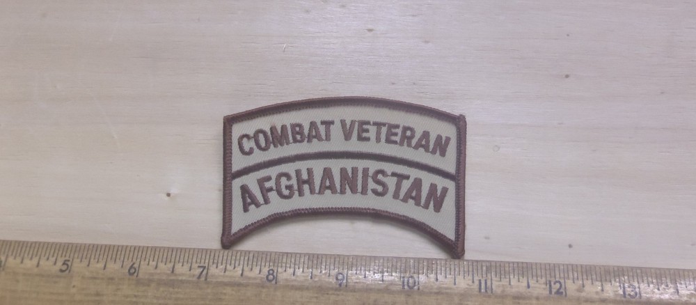Combat Veteran - Afghanistan Embroidered Patch
