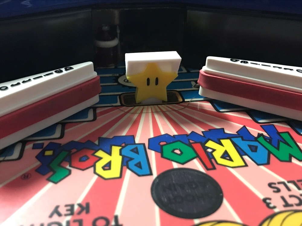 The Super Mario Bros Pinball Star Drop Target