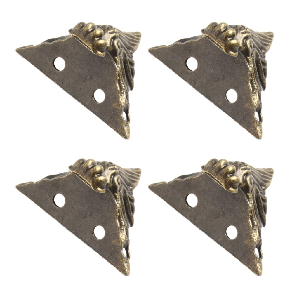 Bronze Corner Corner Protector 4pcs Corner Protector Four Sides Wine Box
