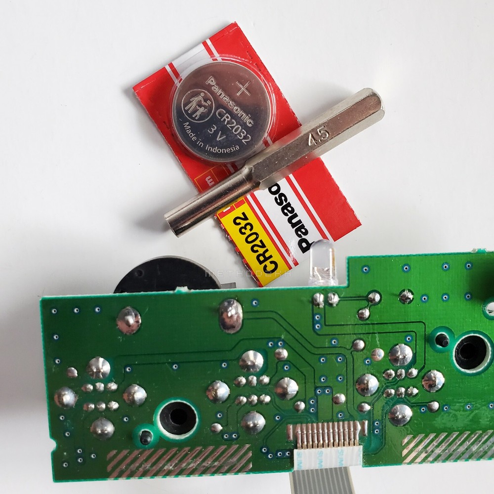Nintendo GameCube Controller Board PCB w Battery Holder+CR2032+LED+4.5MM Gamebit