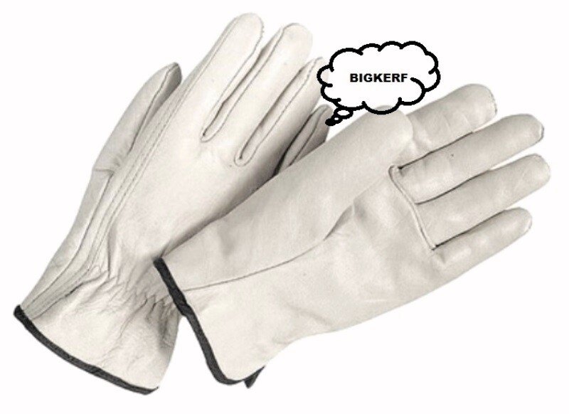 PREMIUM GRAIN COWHIDE LEATHER GLOVES - HUNTING - DRIVING - WORK - SIZE {MEDIUM}