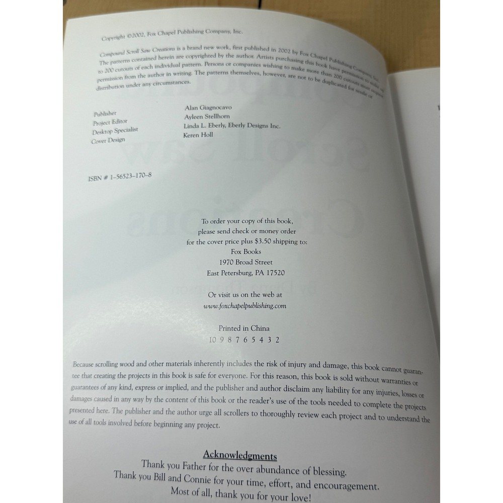 Compound Scroll Saw Creations Ready to Cut Patterns Techniques by Diana Thompson