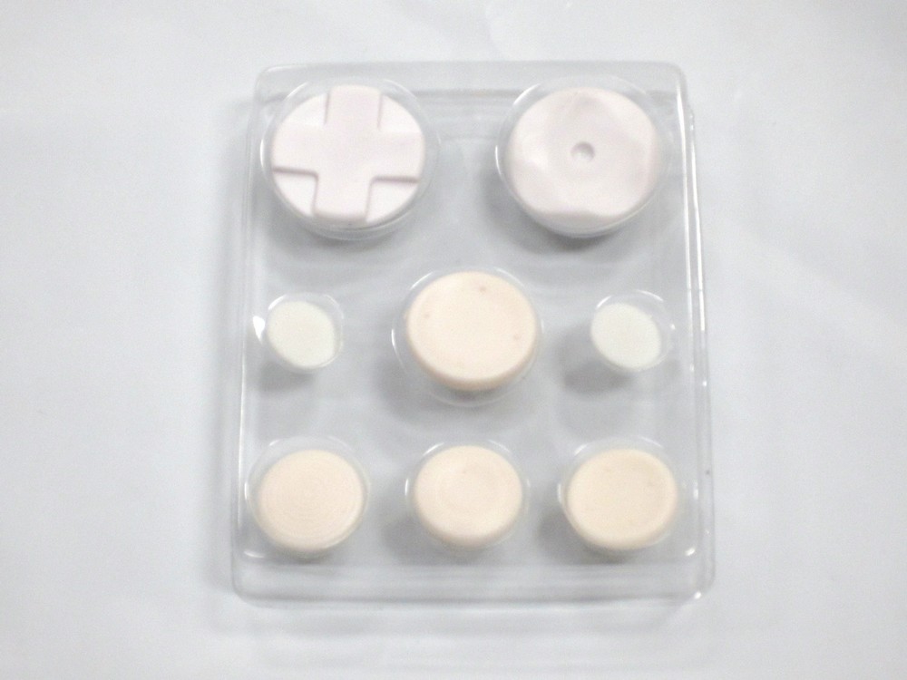 PSP 1000 Extra Fight Button Pad Kit (8pcs)- White