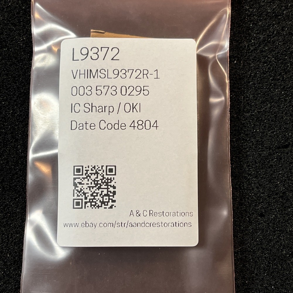 1 Each ~ Sharp / OKI ~ L9372 ~ VHIMSL9372R-1 ~ IC ~ Date Code 4804