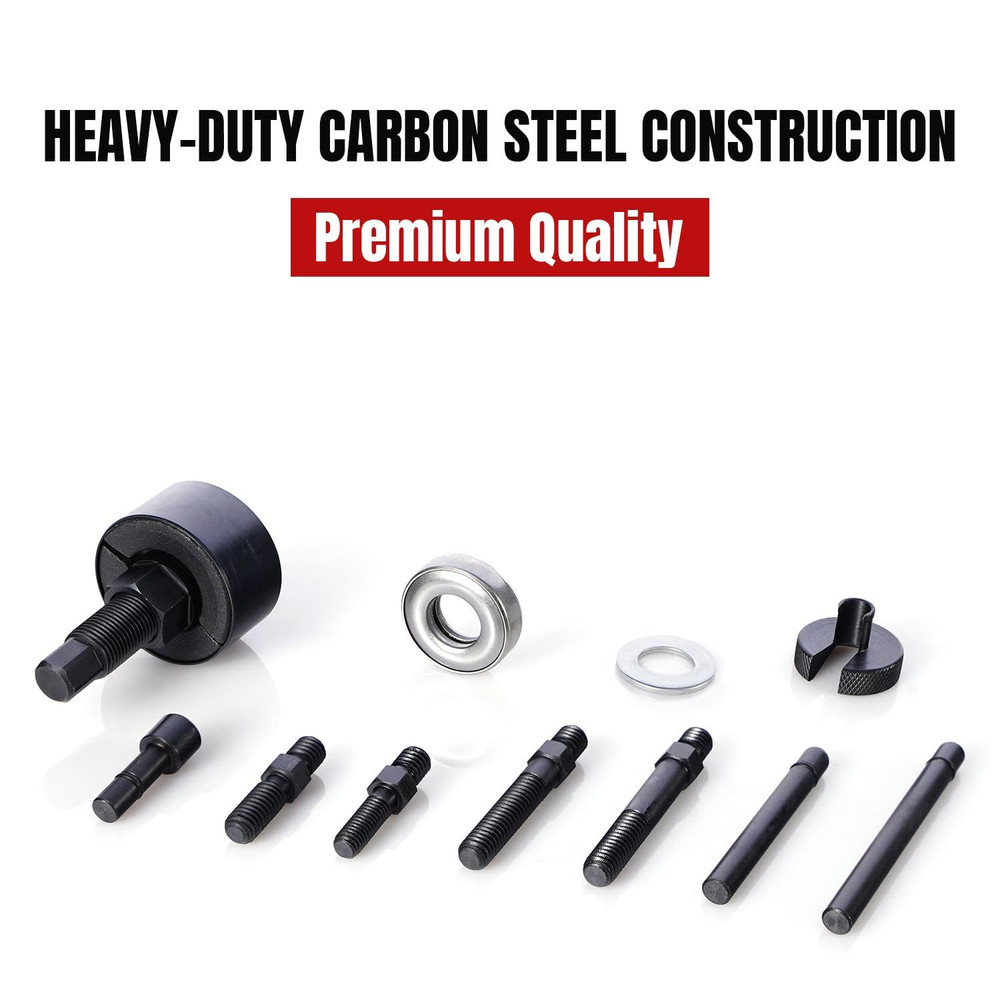 Thorstone Power Steering Pulley Puller Upgraded Installer Kit, Dark Gray