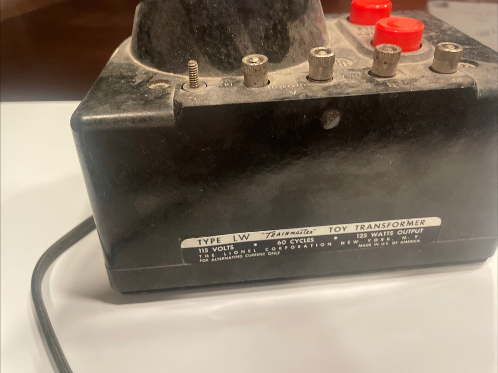 Lionel Type LW Trainmaster Multi-Control Transformer (125 Watt) - Tested