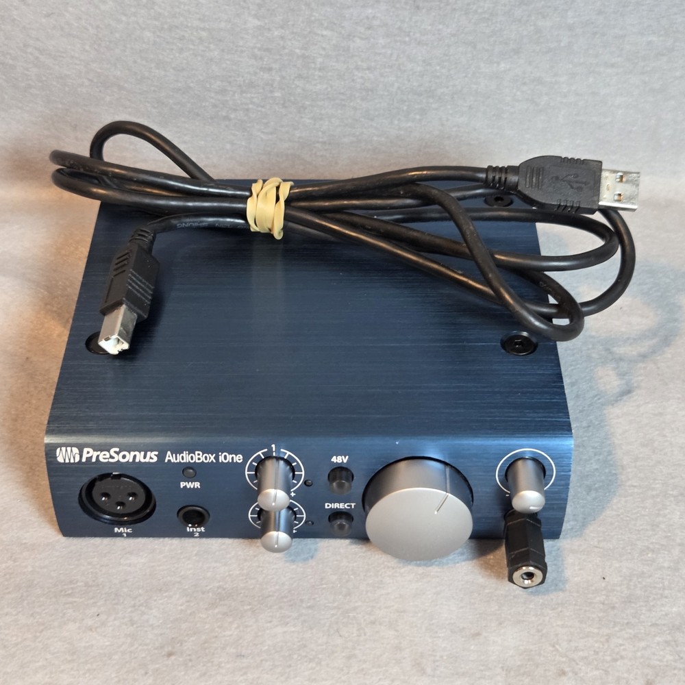 PreSonus AudioBox iOne USB 2 Computer Recording Interface With USB Cable