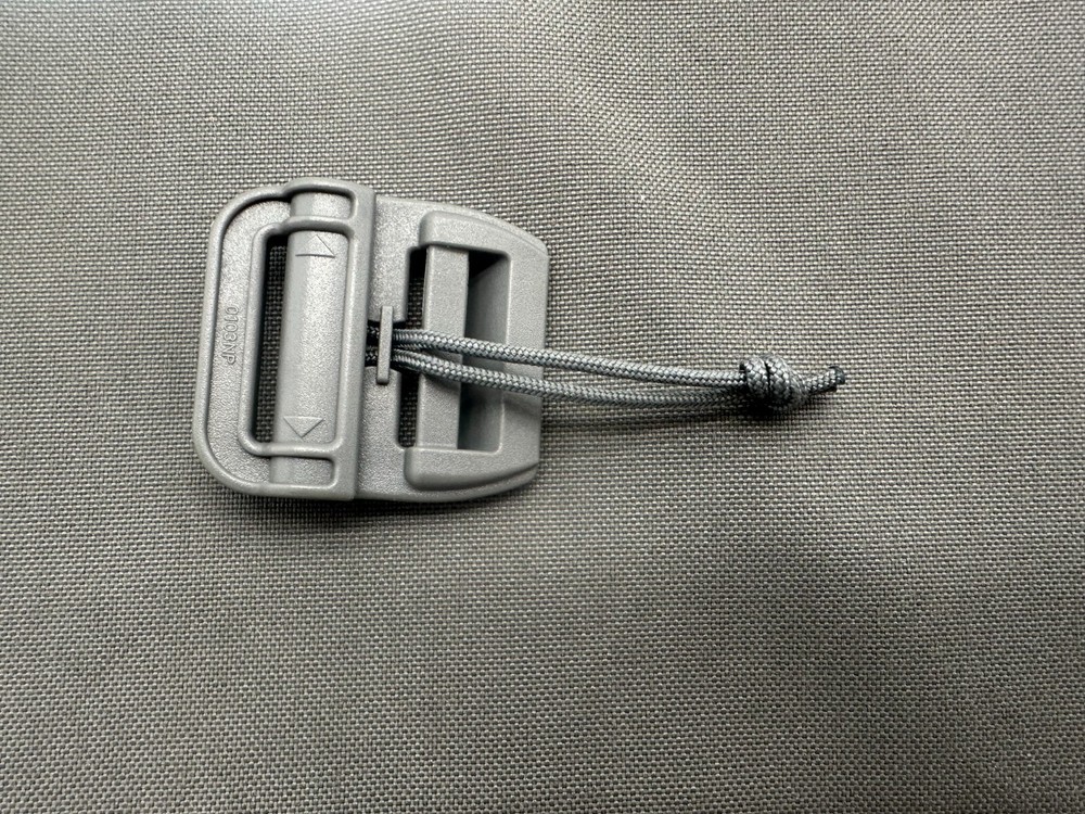 Duraflex 25mm Quick Release Buckle / Tubes V2 ( Wolf Grey) Rapid Opening