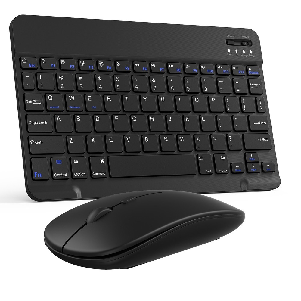 Wireless Bluetooth Keyboard and Mouse Set Rechargeable for iPad Laptop Mac PC