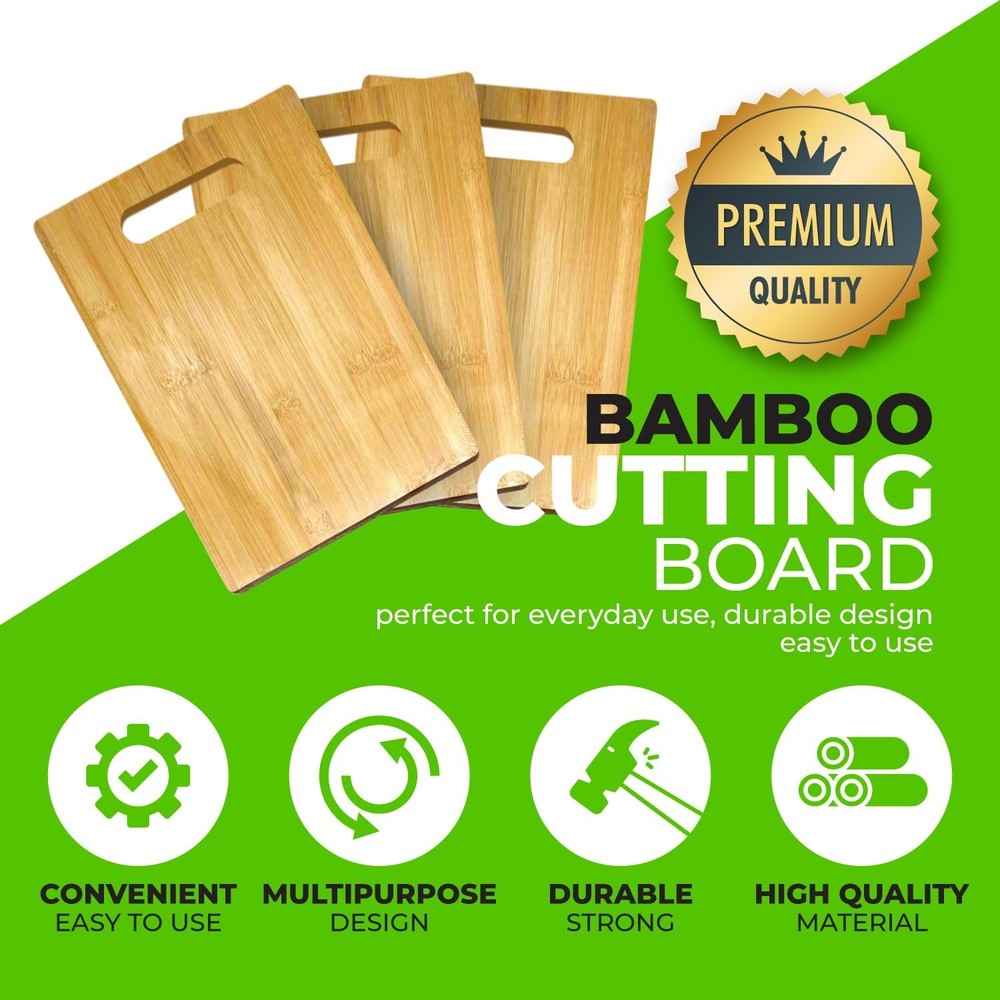 Bamboo Cutting Board | For Customized, Personalized Engraving Purpose | Premi...