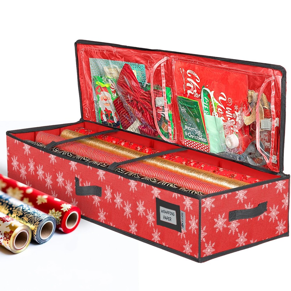 New Best HOLDN STORAGE Premium Wrapping Paper Storage Container - Durable 600D
