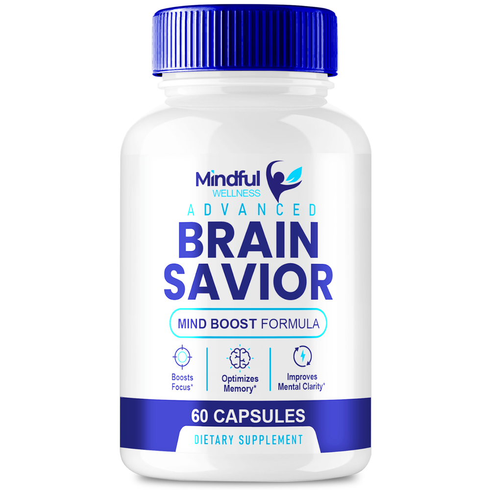 Mindful Wellness Brain Savior Advanced Supplement Pills (60 Capsules)