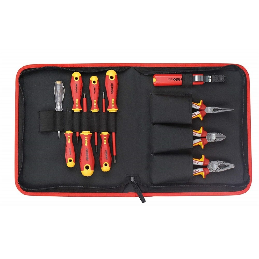 Felo Ergonic 11 Piece VDE Insulated Tools Set