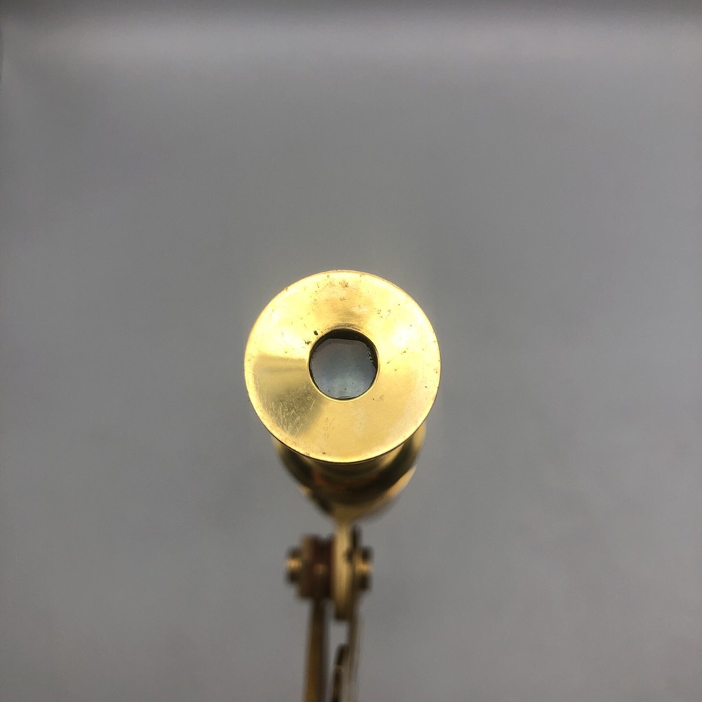 Brass Telescope Compass Feel The Distant Objects Nearer *READ