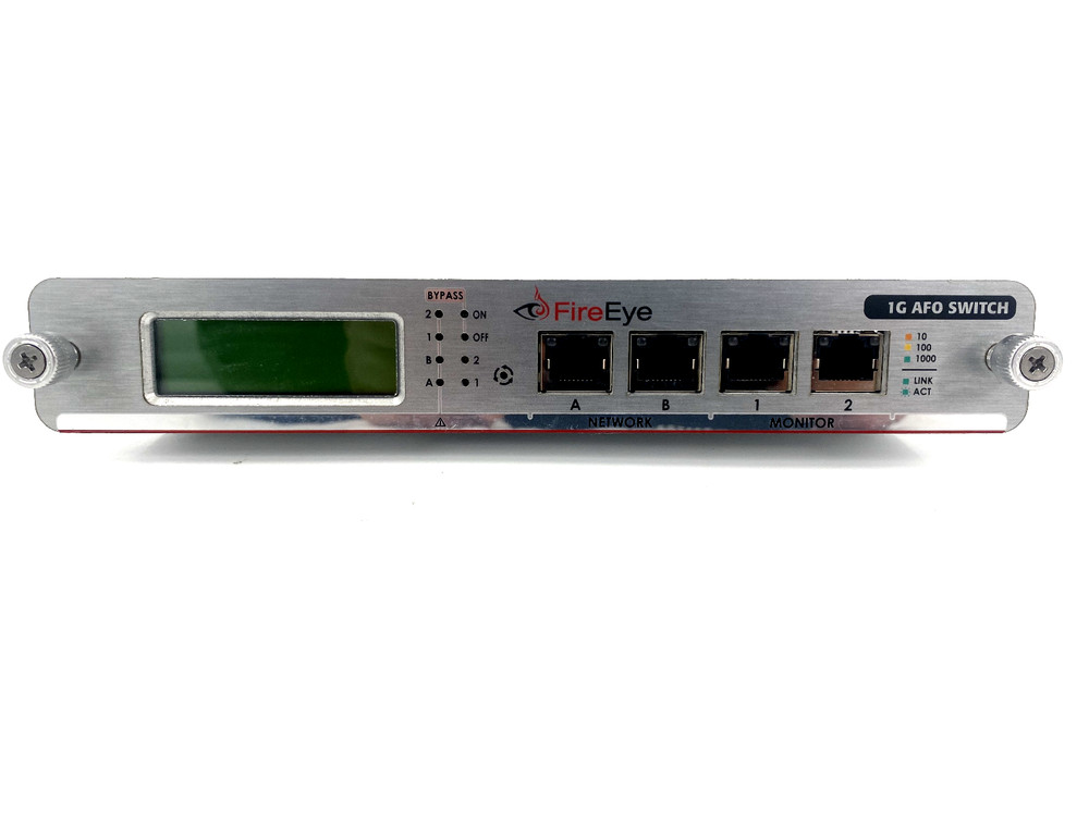 Kit FireEye 1G AFO Switch ACTIVE FAIL OPEN Open Box